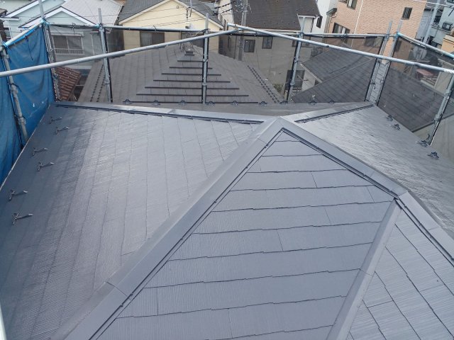 さいたま市桜区 屋根外壁塗装 屋根 完了 ミヤケン