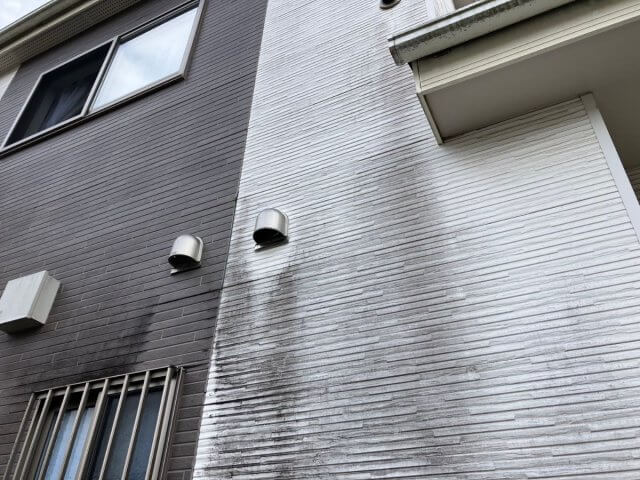 川越市 屋根外壁塗装 外壁 汚れ ミヤケン