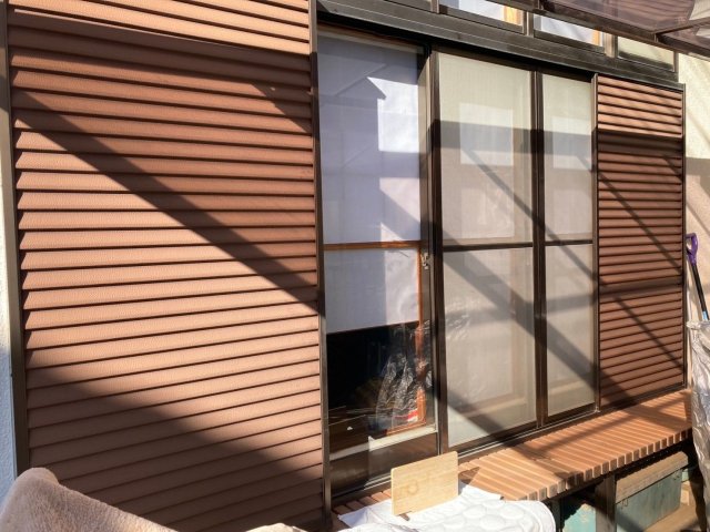 川越市 屋根外壁塗装 戸袋 色あせ ミヤケン
