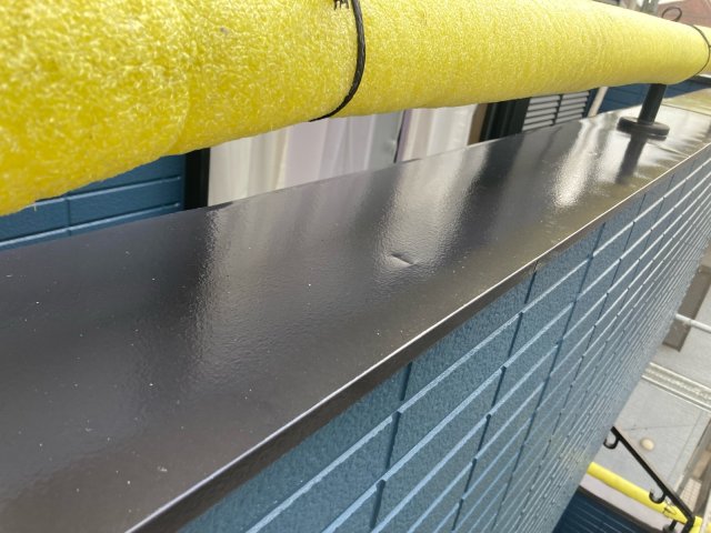 さいたま市浦和区 屋根外壁塗装 笠木 完了 ミヤケン
