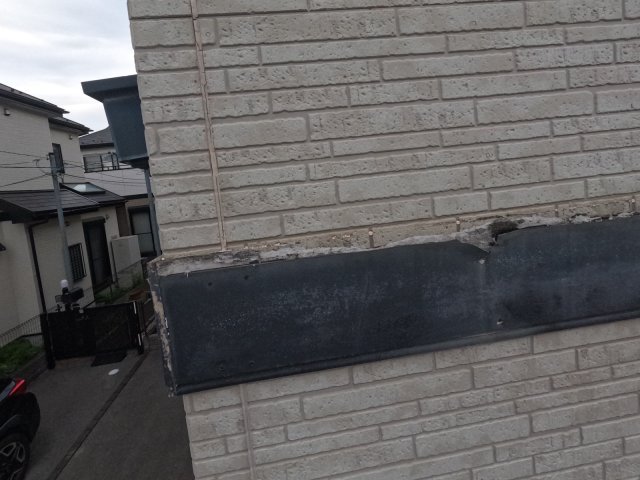 さいたま市北区 外壁塗装 幕板 はがれ ミヤケン