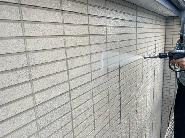 さいたま市浦和区 屋根外壁塗装 外壁 高圧洗浄 ミヤケン