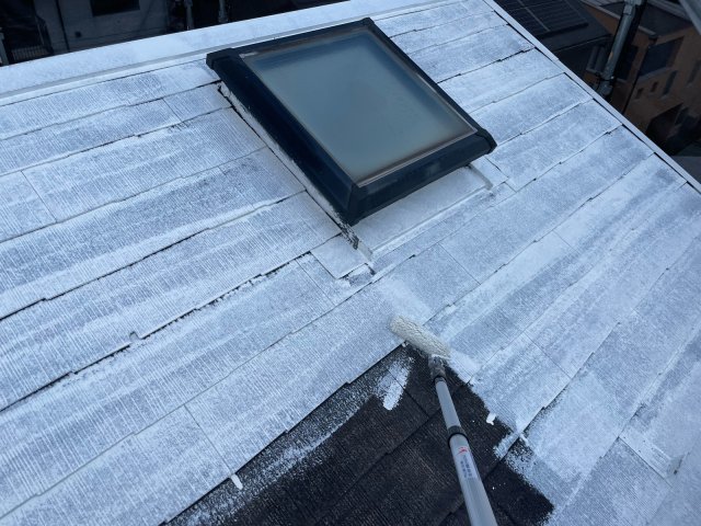 さいたま市浦和区 屋根外壁塗装 屋根 下塗り ミヤケン