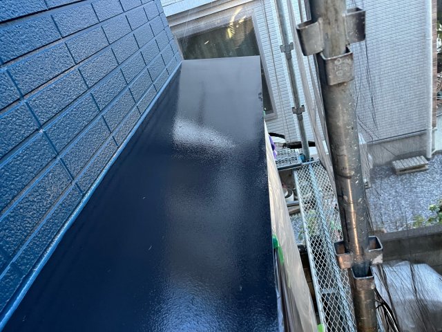 さいたま市浦和区 屋根外壁塗装 庇屋根 完了 ミヤケン