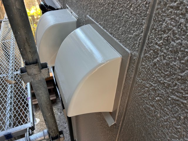 見沼区 屋根外壁塗装 外壁 フード 完了 ミヤケン
