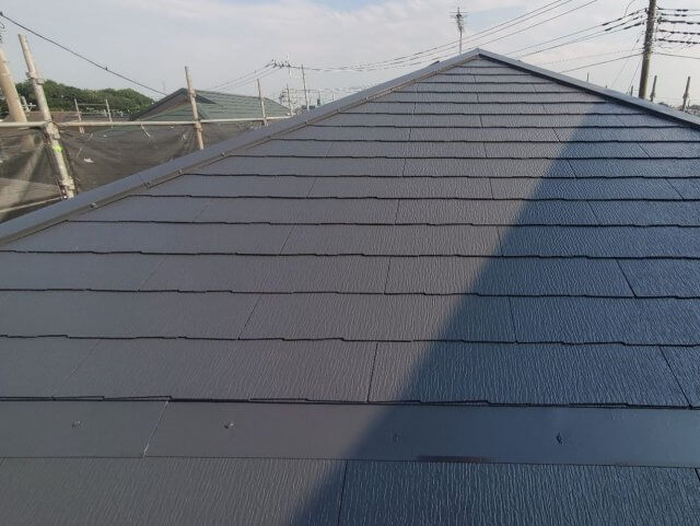 川口市 屋根外壁塗装 屋根 完了 ミヤケン