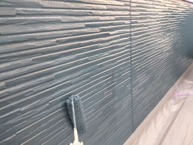 川越市 屋根外壁塗装 外壁 上塗り2 ミヤケン