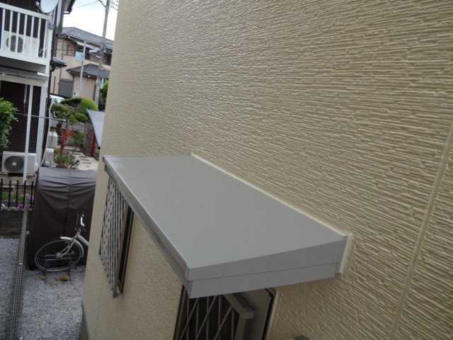 川越市 屋根外壁 庇屋根 完了 ミヤケン