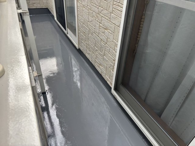 川越市寺尾 外壁塗装 ベランダ防水 完了 ミヤケン