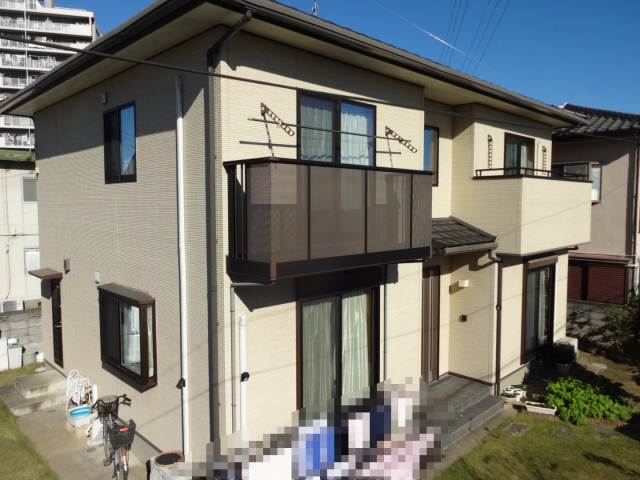 北本市 外壁塗装 ビフォー2 ミヤケン