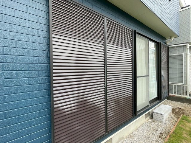 川越市宮元町 屋根外壁塗装 戸袋 完了 ミヤケン