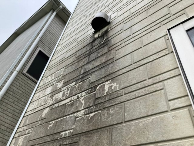 志木市上宗岡 屋根外壁塗装 外壁 汚れ ミヤケン