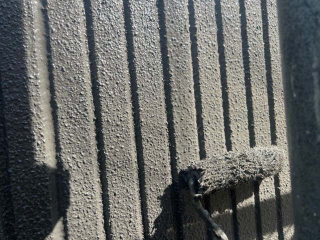 ふじみ野市新駒林 外壁塗装 外壁 上塗り2 ミヤケン