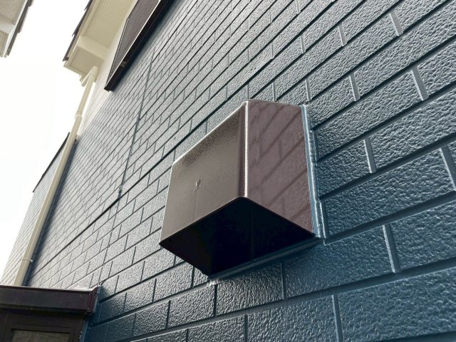 川越市宮元町 屋根外壁塗装 換気フード 完了 ミヤケン
