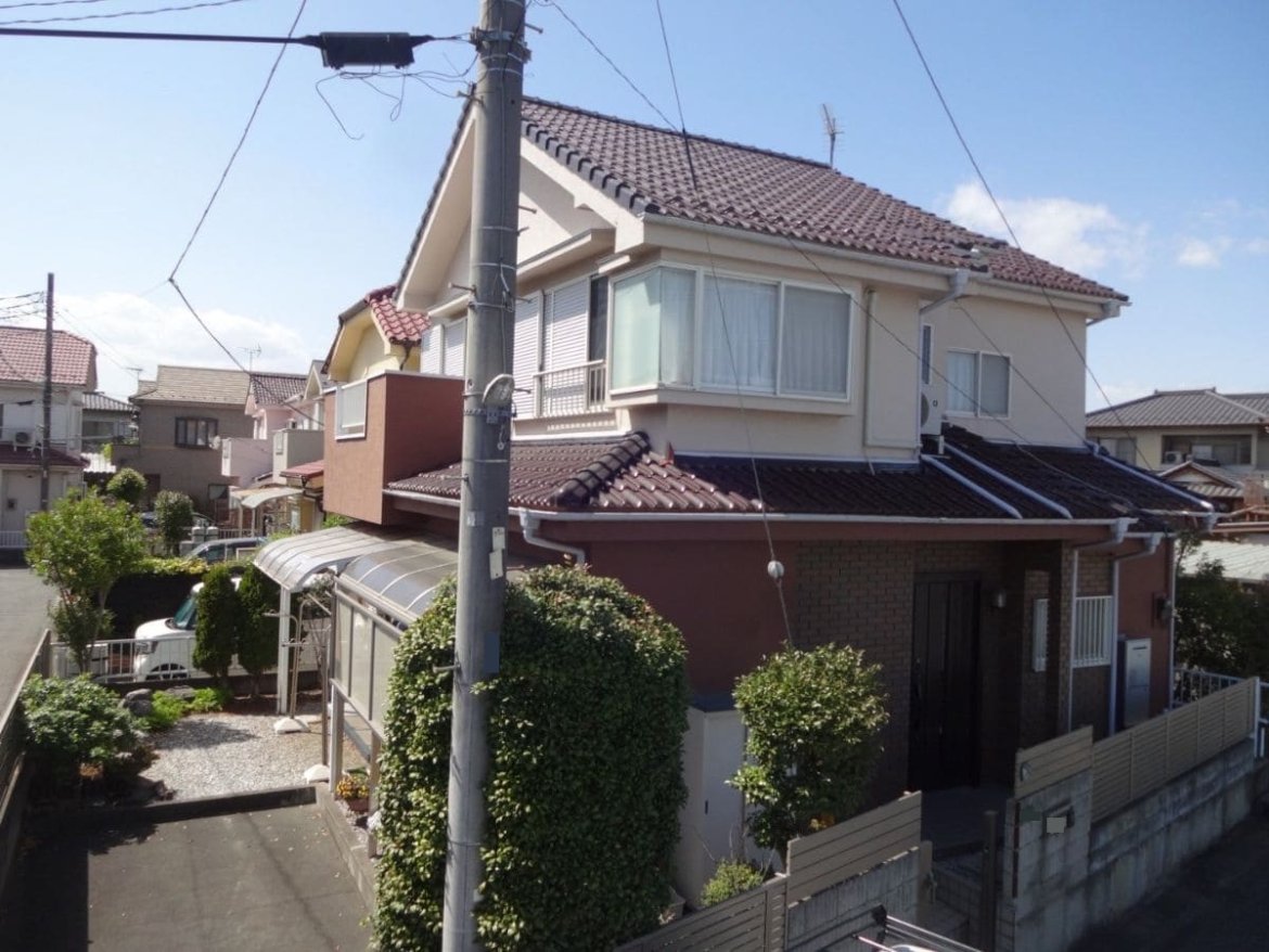 比企郡川島町 外壁塗装 ビフォー ミヤケン