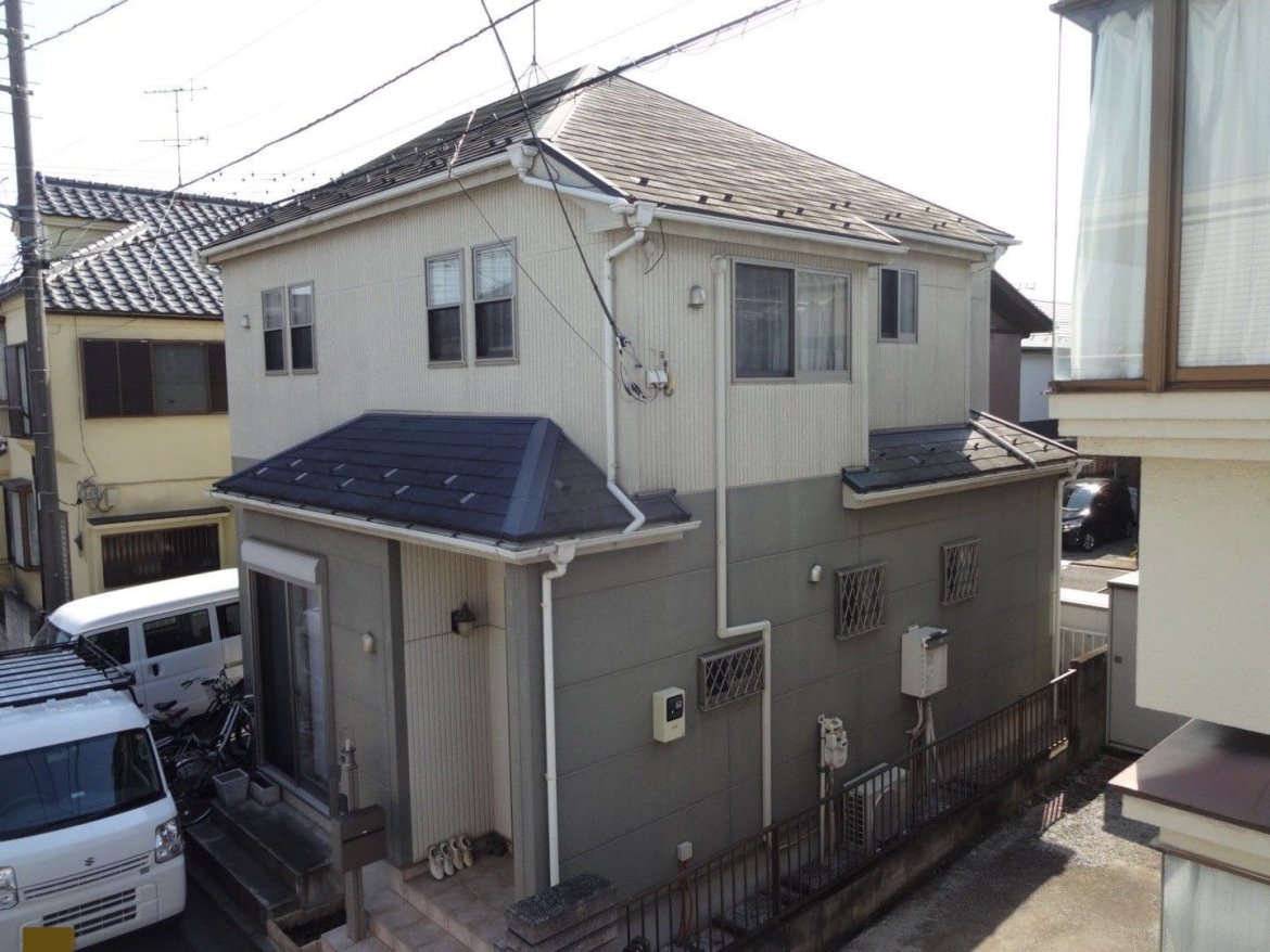 ふじみ野市新駒林 外壁塗装 ビフォー1 ミヤケン