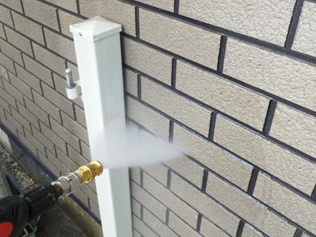 川越市宮元町 屋根外壁塗装 外壁 高圧洗浄 ミヤケン