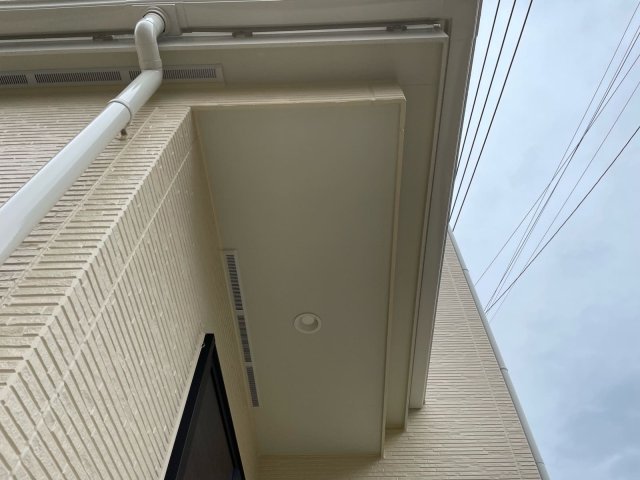 上尾市上尾村 外壁塗装 軒天 完了 ミヤケン