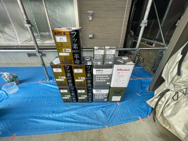 見沼区 外壁塗装 材料一式 ミヤケン