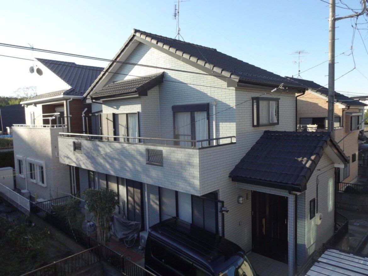 川越市笠幡 外壁塗装 ビフォー ミヤケン