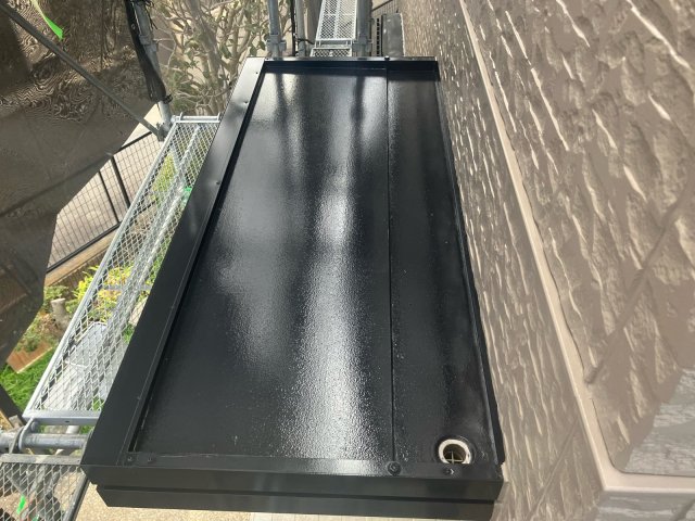 川越市大塚 外壁塗装 庇屋根 完了 ミヤケン