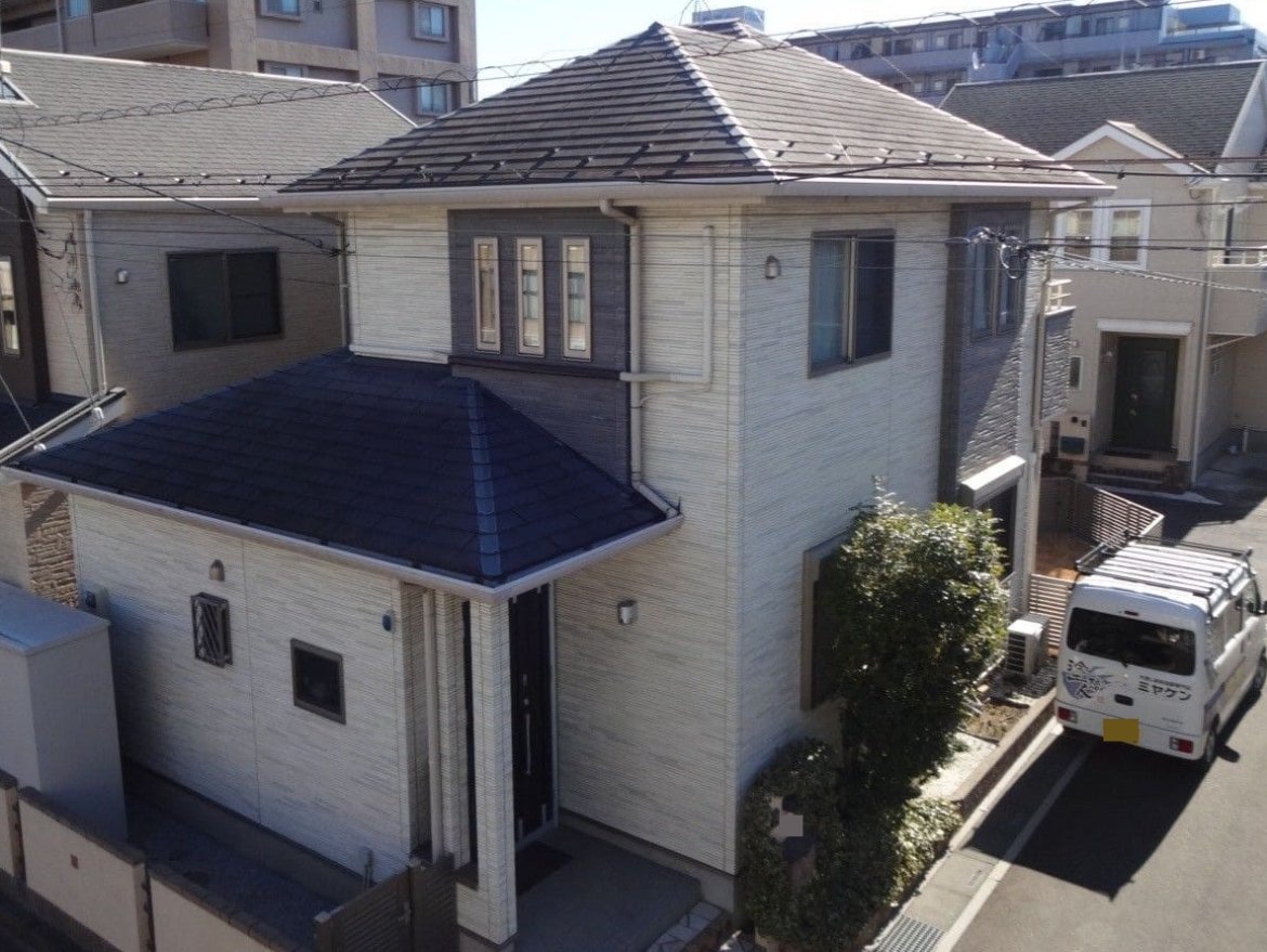 川越市南台 外壁塗装 ビフォー ミヤケン