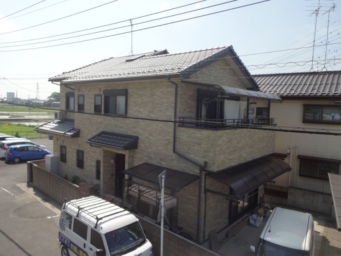 川越市豊田本 外壁塗装 ビフォー2 ミヤケン
