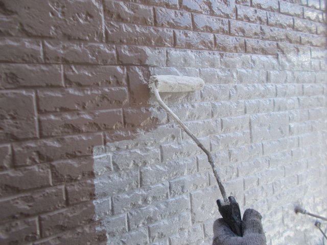 ふじみ野市 屋根外壁 外壁 下塗り1 ミヤケン
