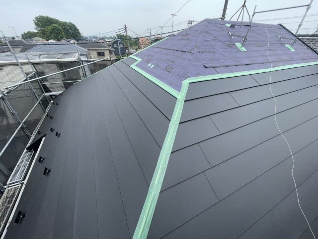 ふじみ野市新駒林 外壁塗装 屋根 カバー工事 ミヤケン