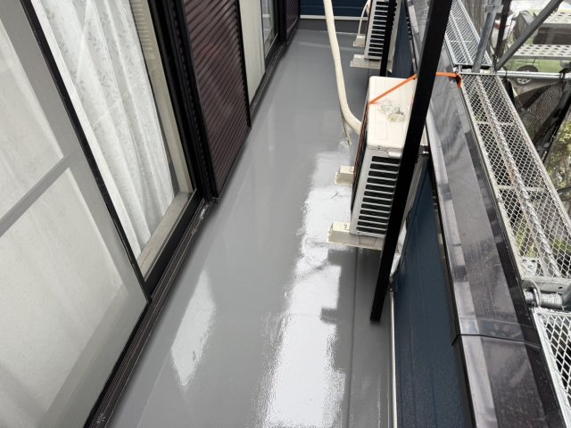 川越市宮元町 屋根外壁塗装 ベランダ防水 完了 ミヤケン