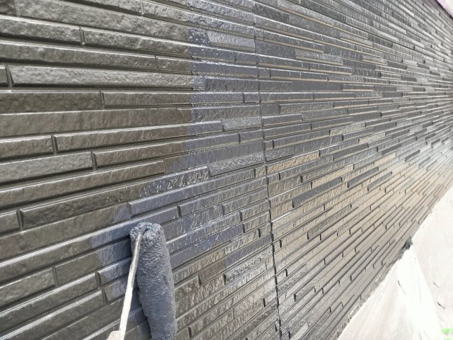 川越市南台 外壁塗装 外壁 上塗り2 ミヤケン