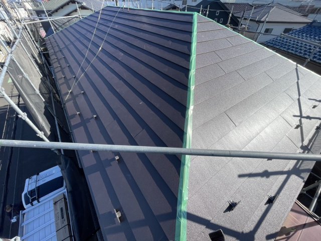 川越市大塚 外壁塗装 屋根カバー ミヤケン