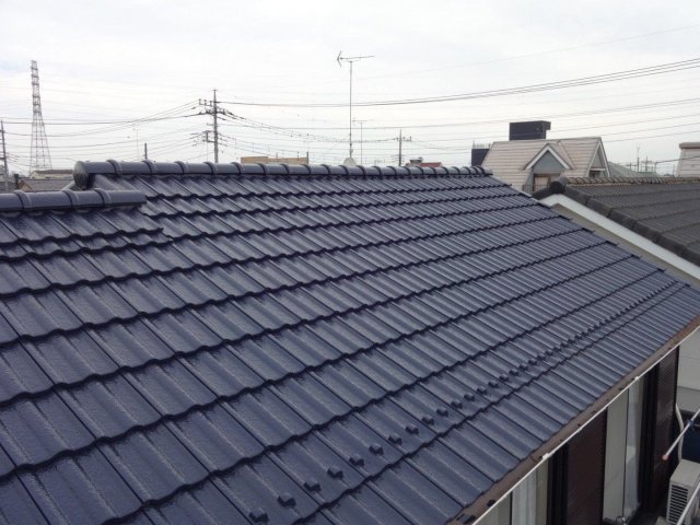 川越市宮元町 屋根外壁塗装 屋根 アフター ミヤケン