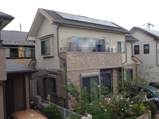 狭山市入間川 屋根外壁塗装 ビフォー2 ミヤケン