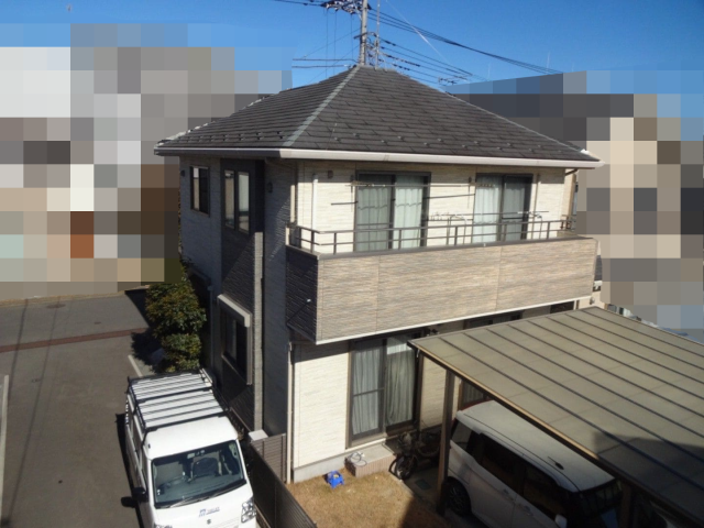 川越市南台 外壁塗装 ビフォー ミヤケン