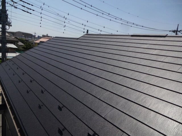 川越市今成 外壁塗装屋根カバー 屋根カバー 完了 ミヤケン
