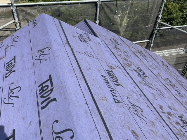 川越市今成 外壁塗装屋根カバー 屋根カバー1 ミヤケン