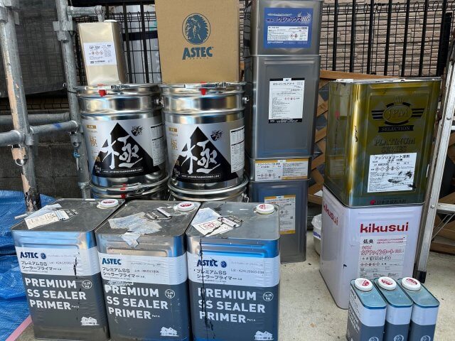 さいたま市見沼区 屋根カバー外壁塗装 材料一式 ミヤケン
