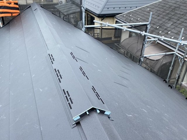 川越市今成 外壁塗装屋根カバー 屋根カバー4 ミヤケン