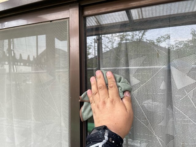 川越市福田 外壁塗装 ガラスクリーニング ミヤケン