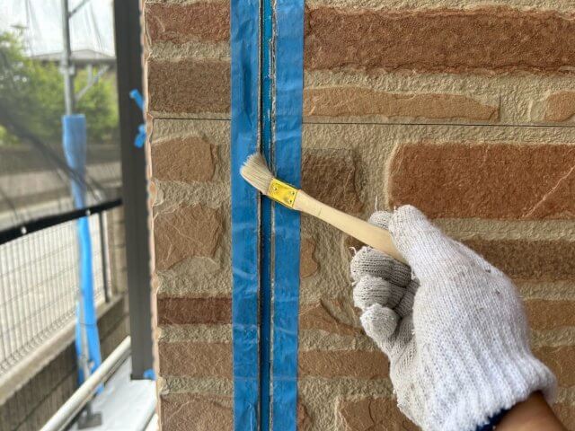 川越市今成 外壁塗装屋根カバー コーキング プライマー ミヤケン