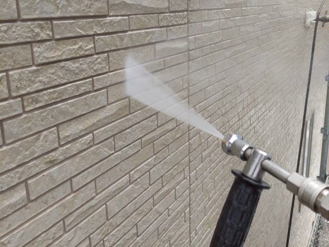 さいたま市見沼区 屋根外壁塗装 外壁 高圧洗浄 ミヤケン