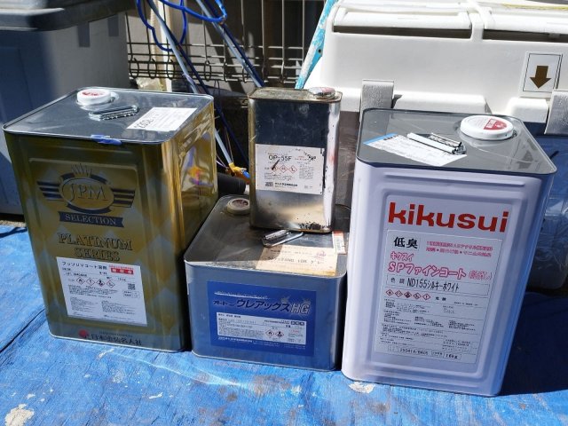 ふじみ野市 外壁塗装 材料一式 付帯部 ミヤケン