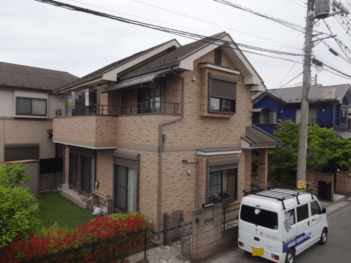 川越市今成 外壁塗装屋根カバー ビフォー1 ミヤケン