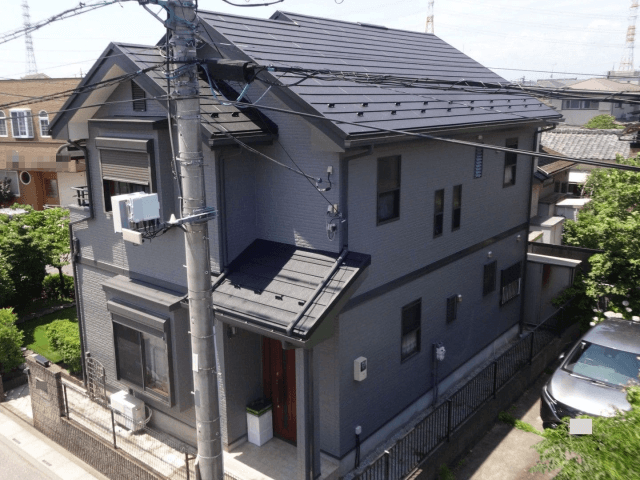 川越市今成 外壁塗装屋根カバー アフター2 ミヤケン