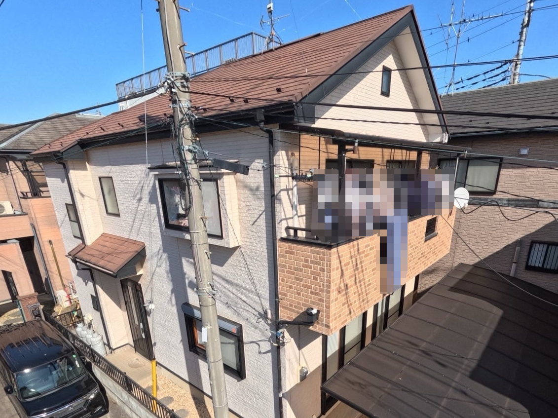 さいたま市見沼区 屋根カバー外壁塗装 ビフォー ミヤケン