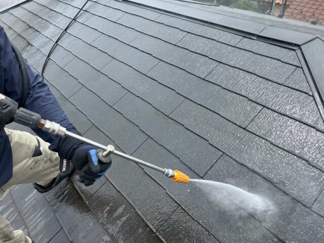 さいたま市中央区 屋根塗装 高圧洗浄 ミヤケン