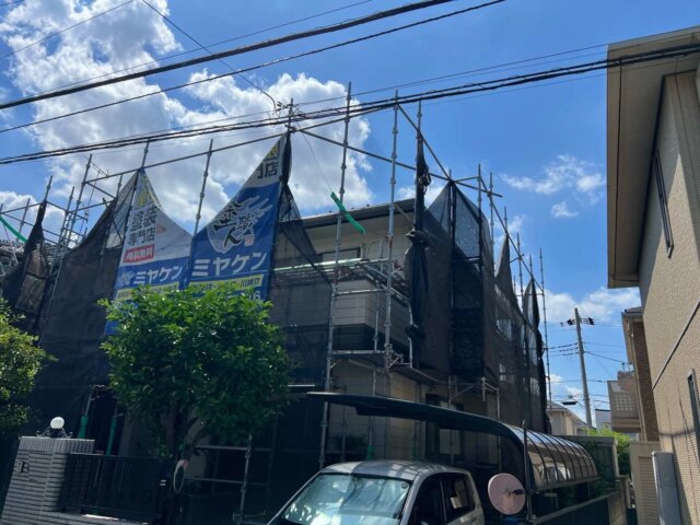 埼玉県さいたま市 足場 ミヤケン
