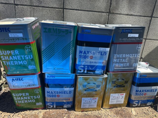 さいたま市北区宮原町の塗料一式写真 ミヤケン