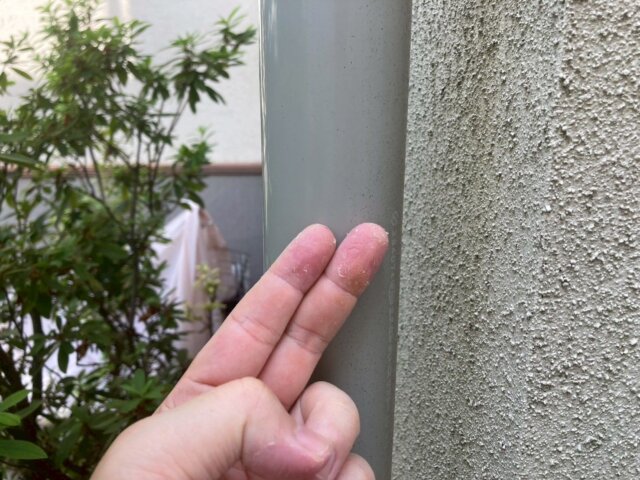 さいたま市緑区の雨樋のチョーキング現象の写真 ミヤケン
